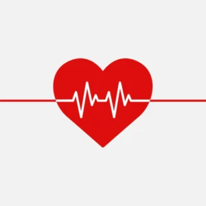 czerwona linia medycznego bicia serca wektor ksztalt serca grafiki w koncepcji charytatywnej opieki zdrowotnej 53876 111265